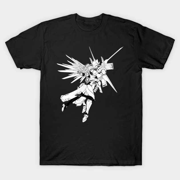 Pharmercy (Lineart Version) T-Shirt by trixdraws